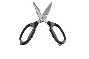 High Carbon Steel Heavy Duty Multi-Purpose Utility Kitchen Shears 9-inch, 6 in 1 Scissor