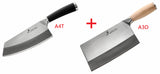 (BUY ONE GET ONE FREE) 3-Layer Forged Vegetable Cleaver 7-inch, TPR + Heavy-Duty Cleaver 8-inch, OAK