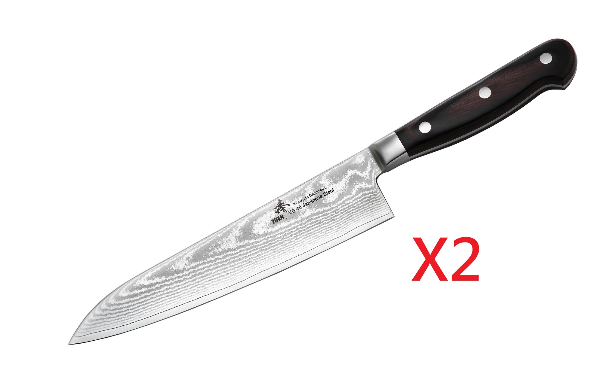 Suncraft VG-10 Black Damascus & Coltello da Cucina & Damasco Coltelli da Chef Santoku 167 mm & Professionale Giapponese Acciaio da 67 Strati con Pakkawood Manico Suncraft VG-10 Black Damascus & Coltello da Cucina & Damasco Coltelli da Chef Santoku 167 mm & Professionale Giapponese Acciaio da 67 Strati con Pakkawood Manico