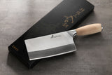 3-Layer Forged Medium-Duty Cleaver 6.5-inch, Oak