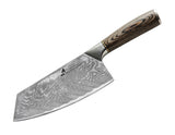(NEW MODEL) Thunder-V Series VG-10 67-Layer Damascus Vegetable Chopping Knife, 7-inch